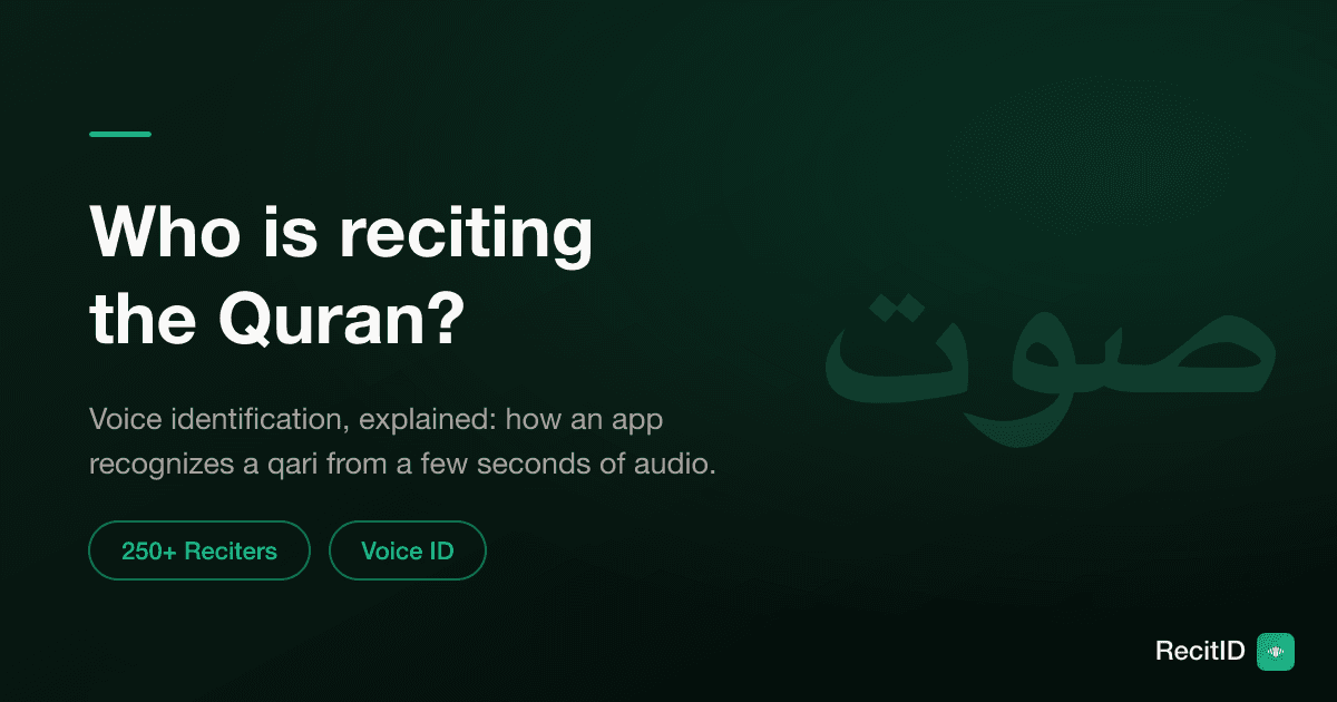 How to Find Out Who Is Reciting the Quran (Voice ID, Explained)